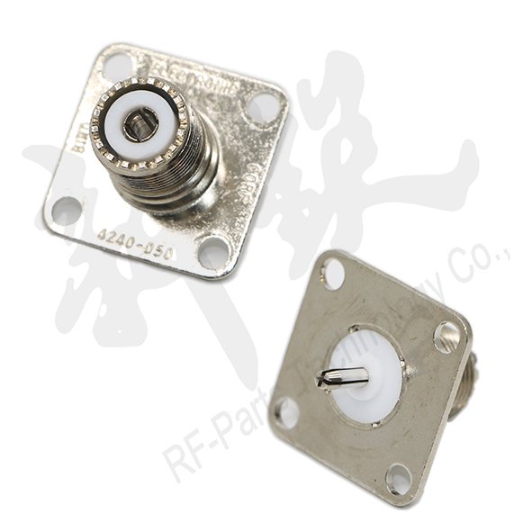2x Adattatore Coassiale UHF Femmina-Femmina SO239 Bulkhead - American Coaxial Industries